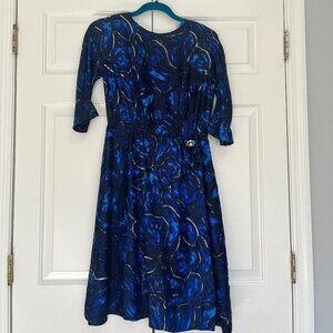 Vintage 1960's Dress with tiny shoulder pads